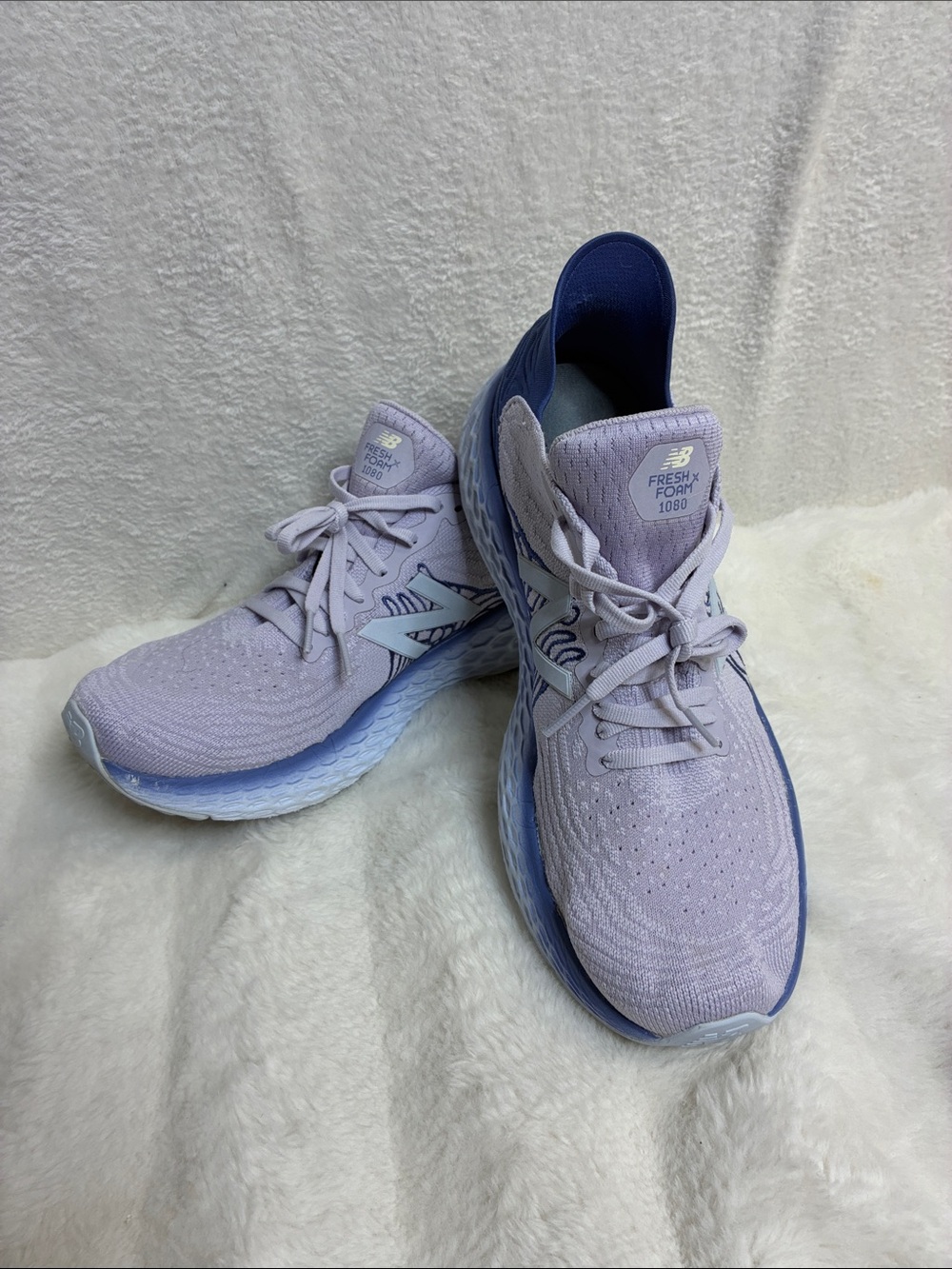 New Balance Women’s Lavender and Navy Fresh Foam Running Shoes